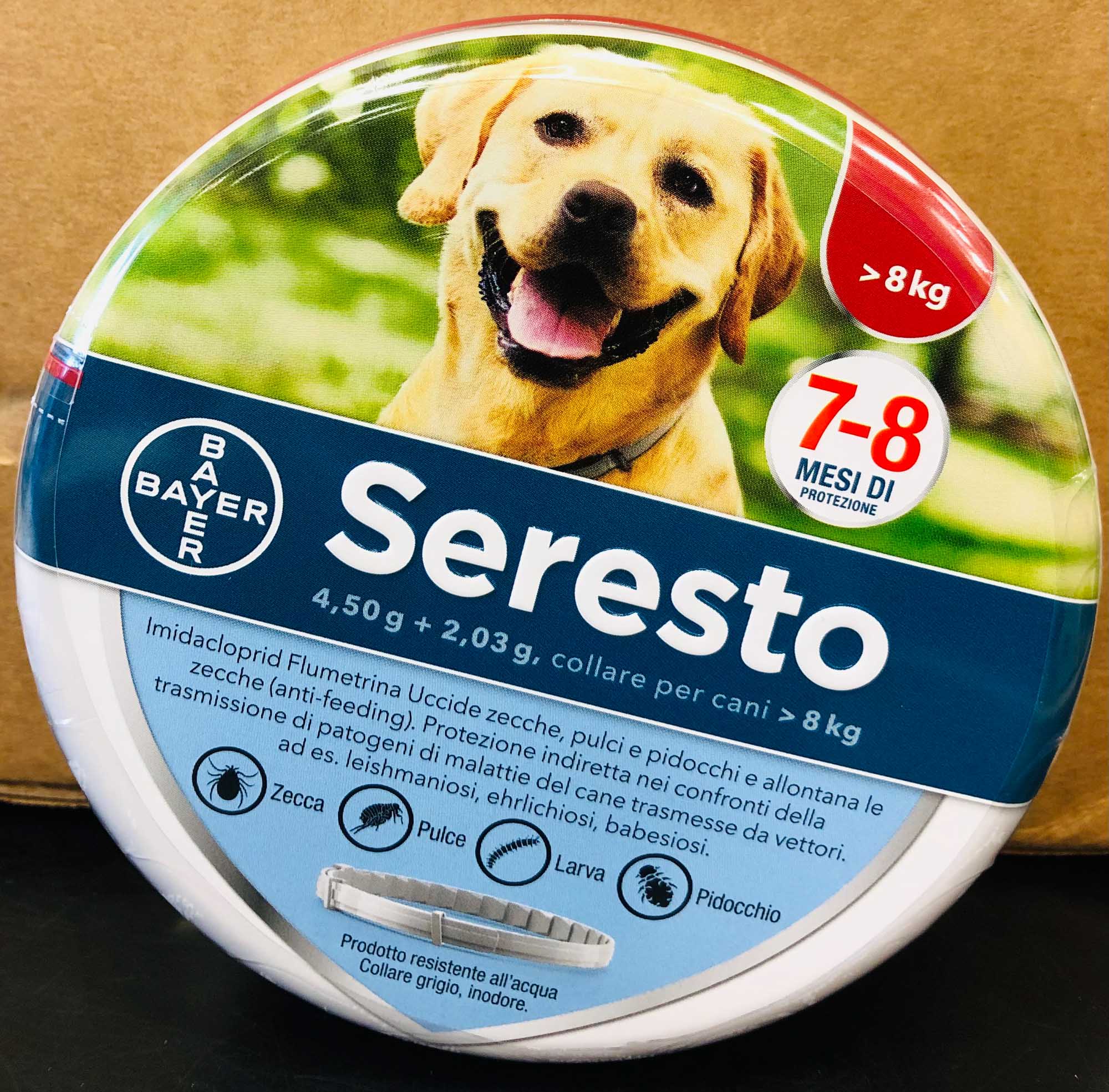 Seresto collare fino a 8 kg