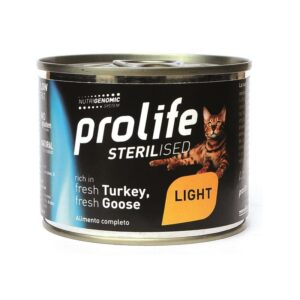 Prolife Light umido Tacchino e oca - 6x200 gr