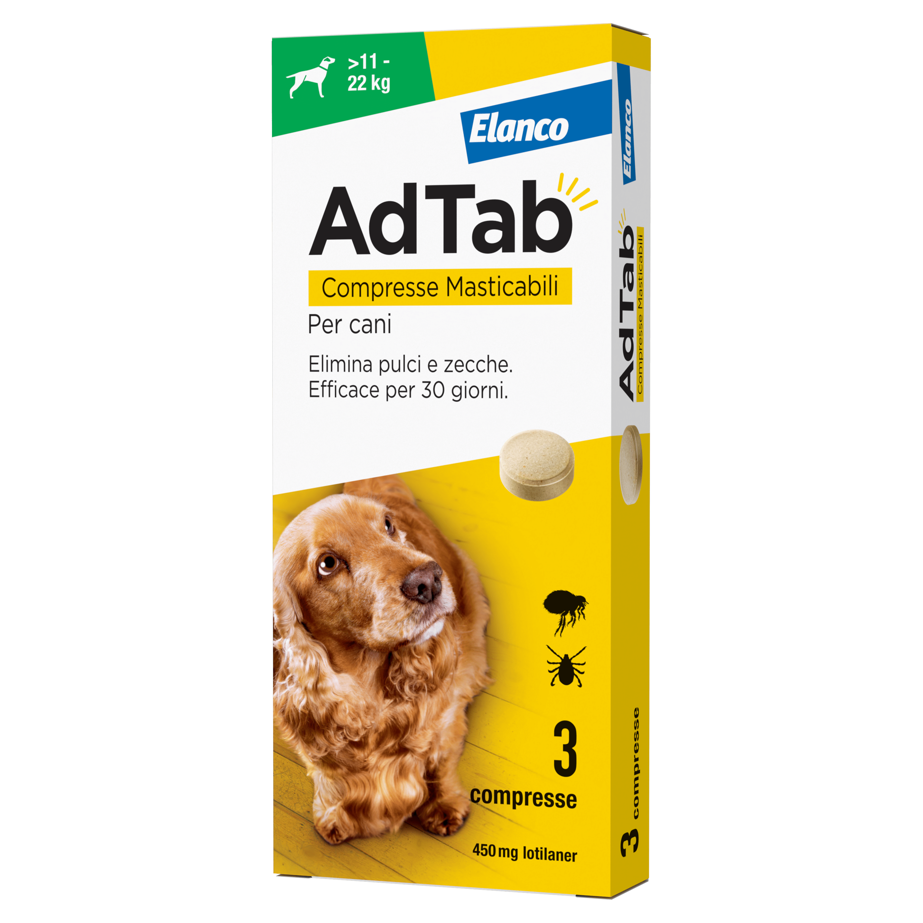 AdTab compresse per cani >11 – 22 kg