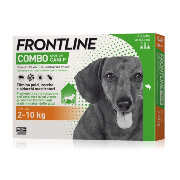 Frontline Combo Cane 2-10kg 3 pipette