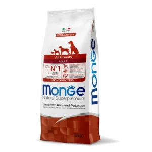 Monge Natural Superpremium Adult All Breeds con Agnello riso e patate