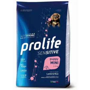 Prolife Puppy Mini Agnello e riso Nutrigenomic crocchette cucciolo