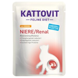 Kattovit Renal pollo 24 buste x 85 g Alimento umido per gatti