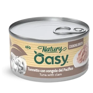 Oasy cat Natury Tonnetto con vongole del Pacifico