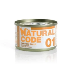 Natural Code 01 Filetti di pollo 85gr umido gatto
