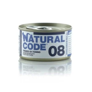 Natural Code 08 Tranci di Tonno 85gr umido gatto