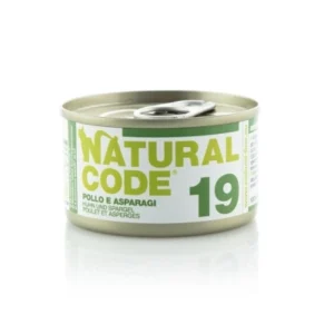 Natural Code 19 pollo e asparagi 85 gr