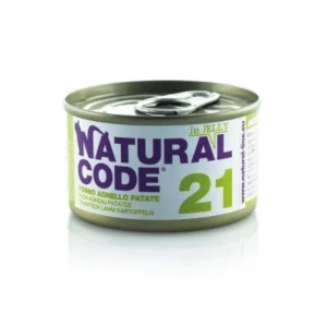 Natural Code 21 Tonno, agnello e patate in jelly 85 gr