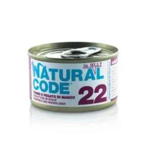 Natural Code 22 Tonno e fegato di manzo in jelly 85 gr