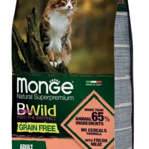Monge BWild Grain Free per Gatti Adulti al Salmone 1,5kg