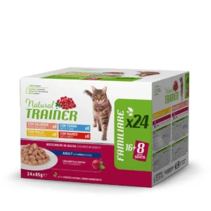 Natural Trainer Cat Adult Busta Multipack 24x85 G