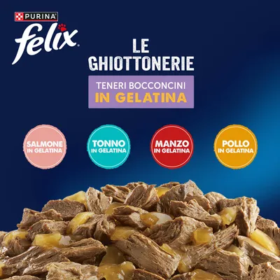 Felix Le Ghiottonerie Multipack buste 44 x 85 gr - immagine 2