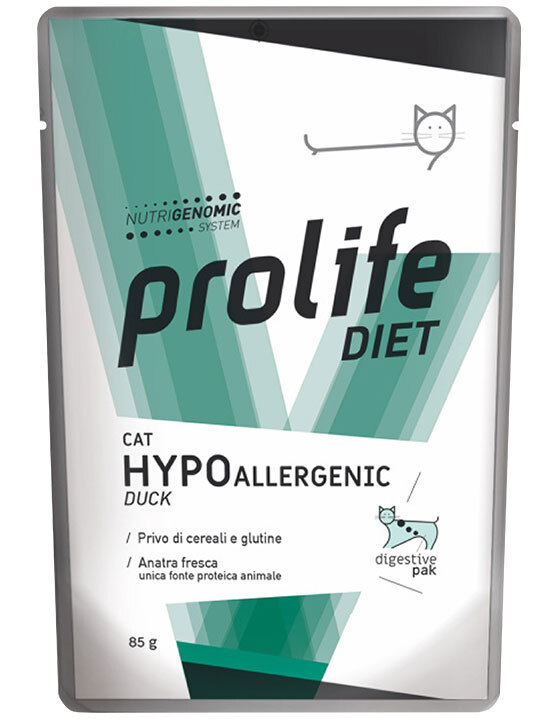 Prolife Hypoallergenic cat busta anatra